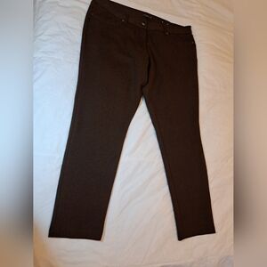 J. McLaughlin Pants Dark Rust Sz 14 Excellent Condition